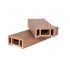POLIVAN Поручень 3D WOOD (45*90), цвет Песочный